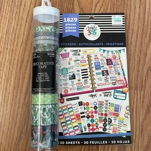 Happy Planner and paper studio tape